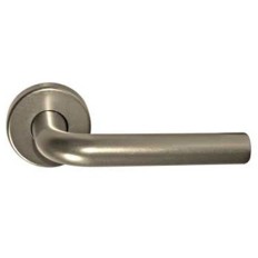 Manivela Puerta 1987/554-S-F6 Aluminio  Inox Roseta 