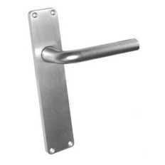 Manivela Puerta 1987/75-S-F1 Aluminio Placa Larga  