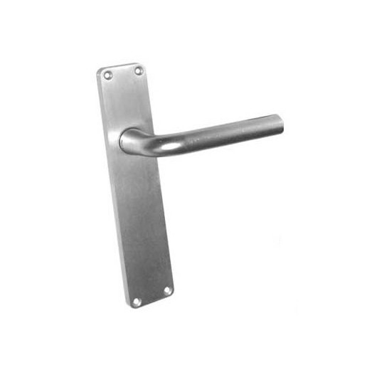 Manivela Puerta 1987/75-S-F1 Aluminio Placa Larga  