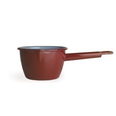 Cazo 12Cm Con Pico Ind Acero Esmaltado Teja Estrella