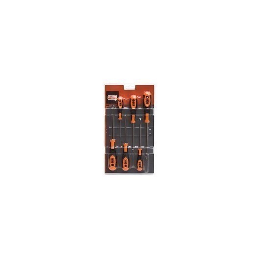 Destornillador 2Recto+2Plano+2Phillips 606 Bahco 6 Pz