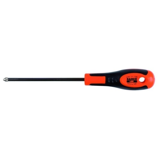 Destornillador Boca Pozidriv Pz0X075 Mango Bimaterial Varilla Redonda  616 Bahco