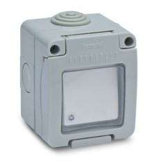Pulsador Electricidad 10Amp Ip55 Campana Estanco Famat