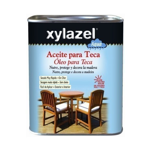 Aceite Teca Protector 750 Ml Miel Al Agua Xylazel