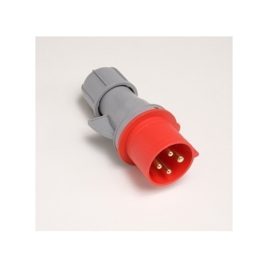 Clavija Aerea Electrica  380-415V 16A-250V 3P+1T Ind Ip44 Famat