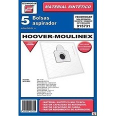 Bolsa Aspirador Papel Hoover-Moulinex Thogar 5 Pz 915731