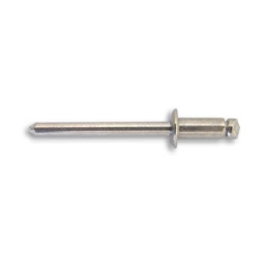 Remache Fijacion 4X10Mm Cabeza Alomada Acero Cincado Bralo 500 Pz