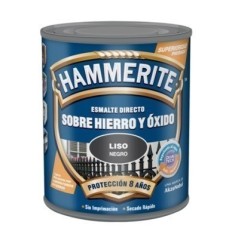 Esmalte Antioxidante Satinado  750 Ml Negro  Exterior Hammerite