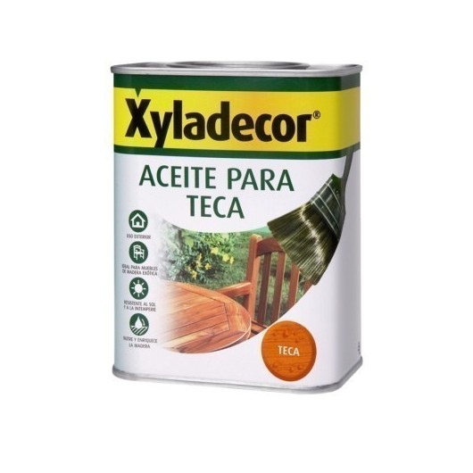 Aceite Teca Protector 750 Ml Incoloro Xyladecor