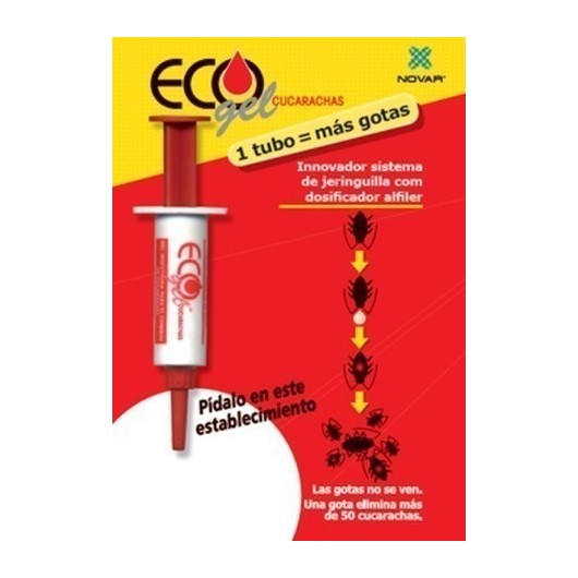 Cebo Cucarachas Gel Ecogel Jeringuilla 4012 5 Gr