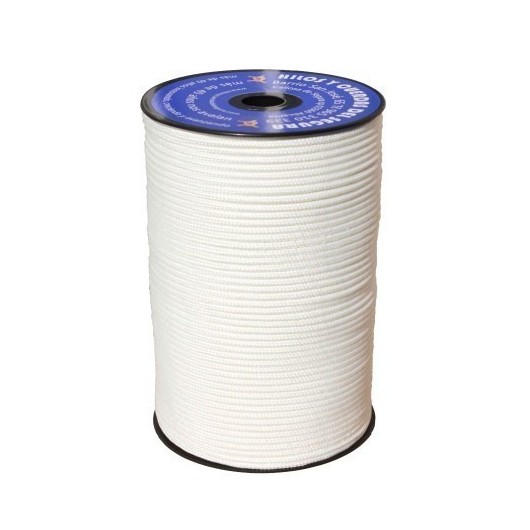 Cuerda Trenzada  05Mm Nylon Blanco  Birllante Hyc 200 Mt