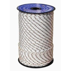 Cuerda Trenzada  05Mm Polietileno  Blanco /Marron Hyc 200 Mt