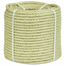 Cuerda Torcida 12Mm Sisal Natural 4 Cabos Hyc 100 Mt