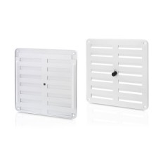Rejilla Ventana Regul. 170X170Mm Aluminio Esmaltado Blanco Inofix
