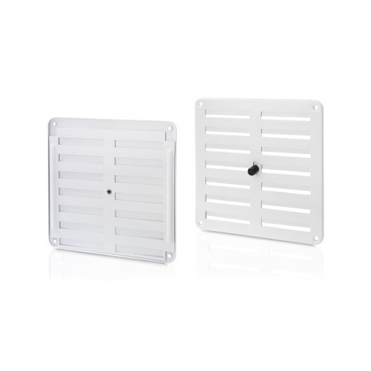 Rejilla Ventana Regul. 170X170Mm Aluminio Esmaltado Blanco Inofix