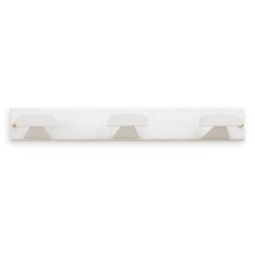 Colgador Pared 45X330X40Mm Atornillar 3G Inox/Plastico Blanco  3077-2+ Inofix