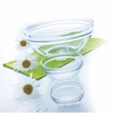 Ensaladera Mesa Apilable 20Cm Transparente  Vidrio Luminarc