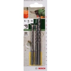 Broca Hormigon Sds Quick 05/6/8 Mm 03Pz Uneo Bosch