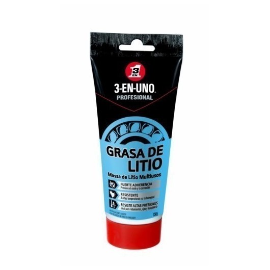 Grasa Lubricante Litio Multiuso 3-En-Uno 150 Gr