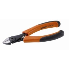 Alicate Corte Diagonal 125Mm Mango Bimaterial Fosfat Con Clip Bahco