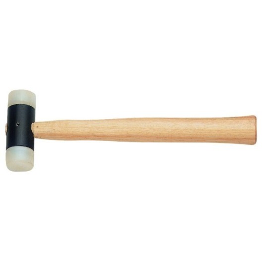 Martillo Mecanico 55Mm Cabeza Nylonon Mango Madera