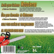 Aceite Lubricante 5 Lt Cadena Motosierra Krafft 55945 5 Lt