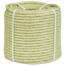 Cuerda Torcida 16Mm Sisal Natural 4 Cabos Hyc 100 Mt