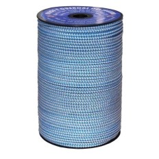 Cuerda Trenzada  05Mm Polietileno  Blanco /Azul Hyc 200 Mt