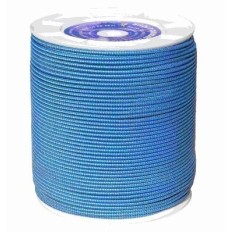 Cuerda Trenzada  Doble 04,5Mm Nylon Blanco/Azul Sedal Interior Hyc 500 Mt