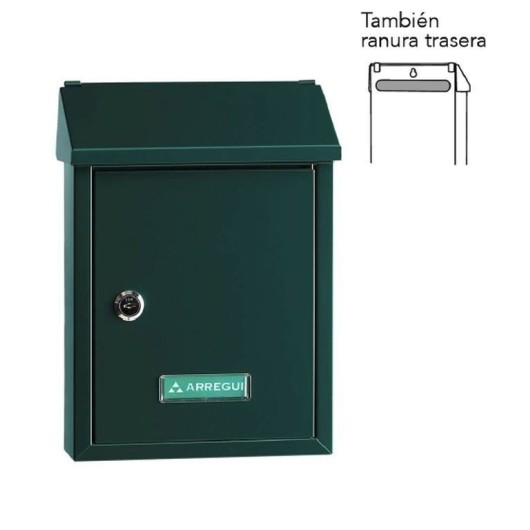 Buzon Exterior Arregui Acero Verde Smart E5723