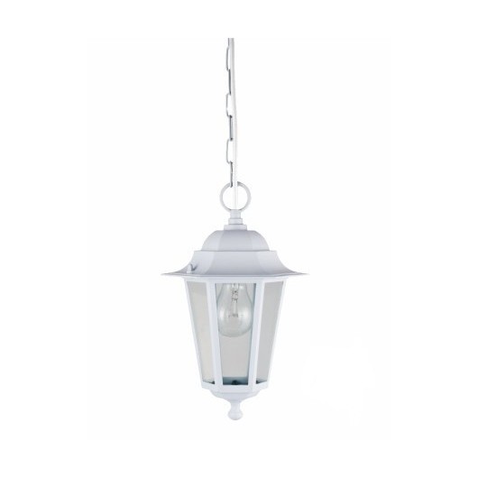 Farol Jardin Colgar E27 60W Metal Blanco Orlando Simon B