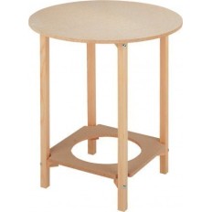 Mesa Camilla 70Cm Con Agujero Climent Madera C70