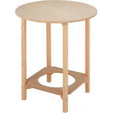 Mesa Camilla 80Cm Con Agujero Climent Madera C80
