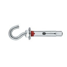Anclaje Gancho Abierto 06X045Mm Ø 08Mm Metal Cincado Index 100 P