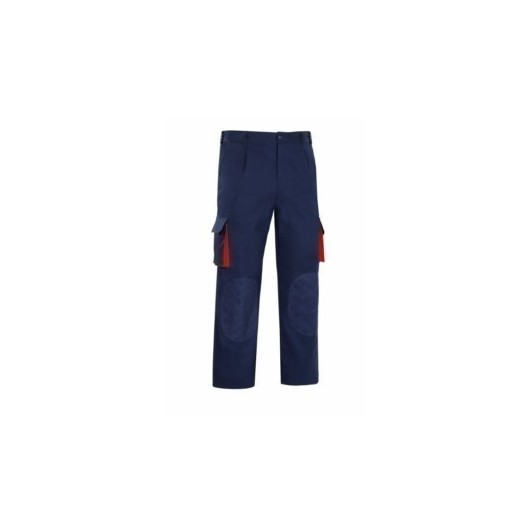 Pantalon Trabajo T38  Tergal Az/Ro Mltibol Vesin