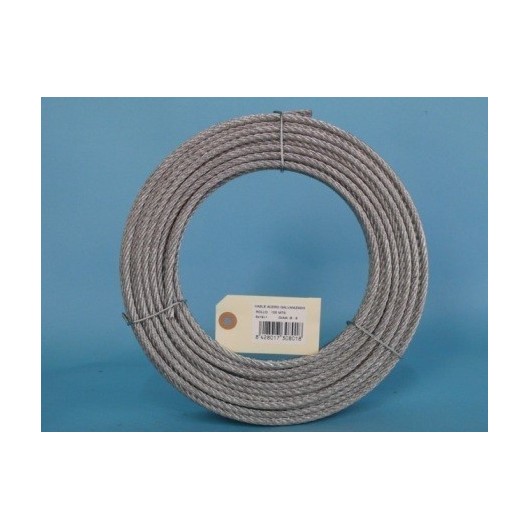 Cable Acero Galv 6X19+1 08Mm Cursol 100 Mt