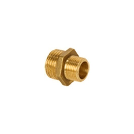Contrarrosca Fontaneria  Reducida  M-M 1/2"X1" Laton Inyectometal