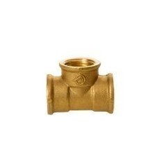 Conector Fontaneria En T H 3/4" Laton  Inyectometal