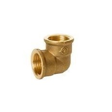 Codo Fontan Hembra-Hembra  3/4" Laton Inyectometal
