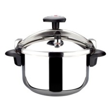 Olla Cocina Presion 06Lt Tradicional Recta Inox Star 