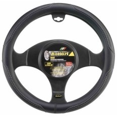Funda Coche Volante Ø38Cm Simil Piel Negro Road Bottari