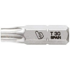 Punta Atornillador T30 1/4''-25Mm Extra Dura 