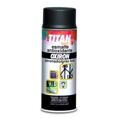 Esmalte Antioxidante Pavonado 400 Ml Marron Oxido Exterior Oxiron Spray Tit