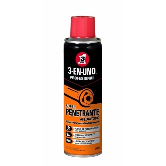 Aceite Lubricante Multiusos Pen Spray 3-En-Uno 250 Ml