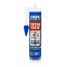 Adhesivo Sellador Polimero 290 Ml Transparente Total Tech Xpress Ceys
