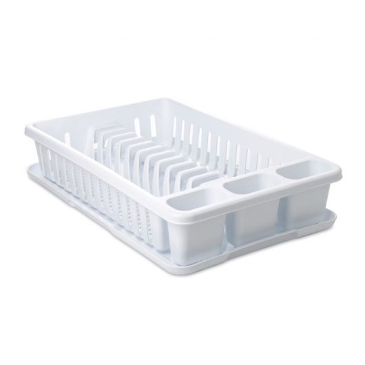 Escurreplatos Cocina Sobremesa Grande Con Bandeja Plastico Tatay