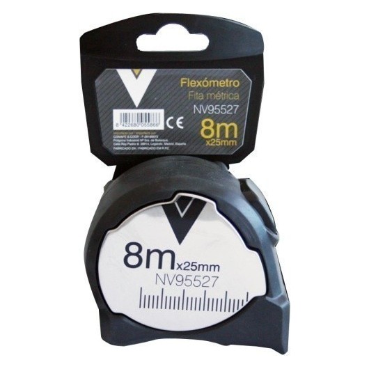 Flexometro Medicion  Con Freno  08Mt-25,0Mm Metal Nivel