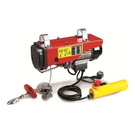 Elevador Electrico 1020W 250-500Kg Cable Acero 4,2Mm Cevik