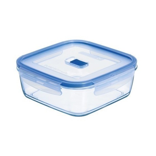 Hermetico Alimentos Cuadrado 16X16X7Cm Cristal Luminarc