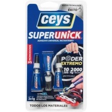 Pegamento Instantaneo Gel 1 Gramo Unick 3 Tubos Ceys